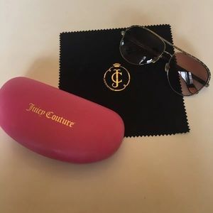 Juicy Couture Studded Aviator Sunglasses